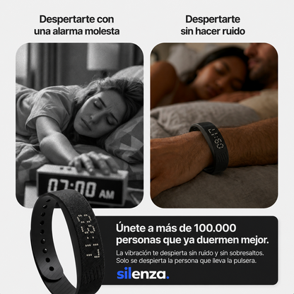 Silenza™ — Despertador de Vibración Silencioso