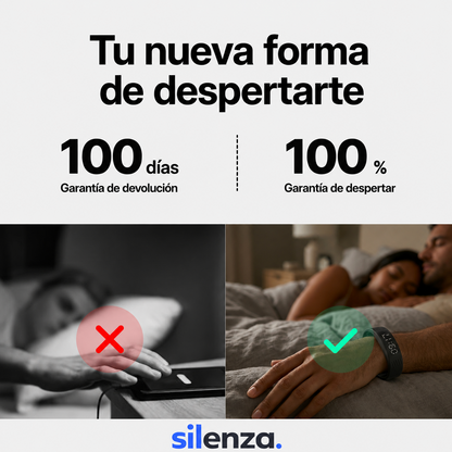Silenza™ — Despertador de Vibración Silencioso