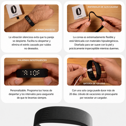 Silenza™ — Despertador de Vibración Silencioso